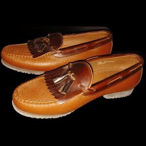 Allen Edmonds Nashua size 11 1/2 Brown casual classic dress shoes loafer 42253